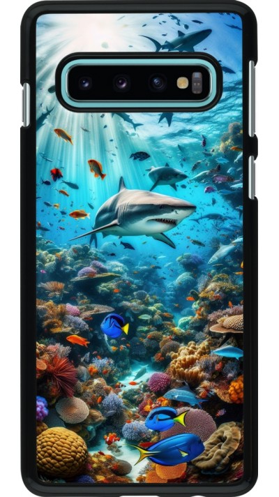 Samsung Galaxy S10 Case Hülle - Bora Bora Meer und Wunder