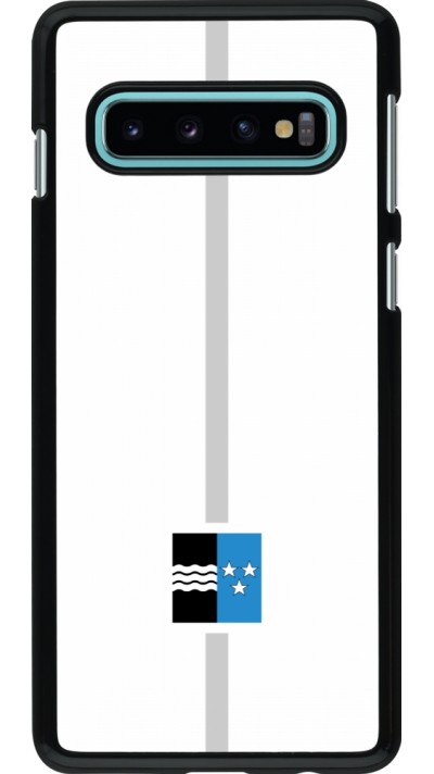 Coque Samsung Galaxy S10 - Canton AG blanc