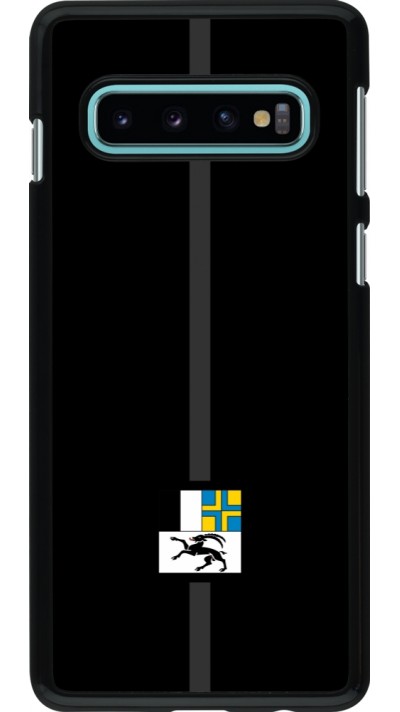 Samsung Galaxy S10 Case Hülle - Kanton GR schwarz