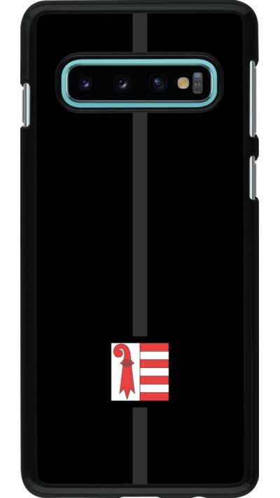 Samsung Galaxy S10 Case Hülle - Kanton JU schwarz