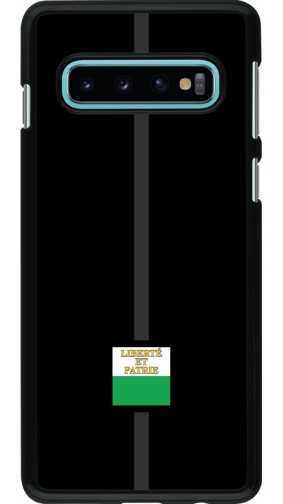 Samsung Galaxy S10 Case Hülle - Kanton VD schwarz