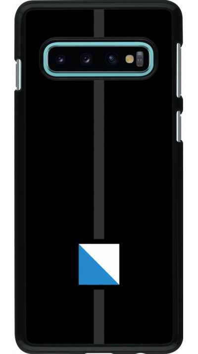 Samsung Galaxy S10 Case Hülle - Kanton ZH schwarz