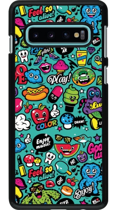 Coque Samsung Galaxy S10 - Cartoons old school