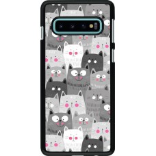 Hülle Samsung Galaxy S10 - Katzenschwärme