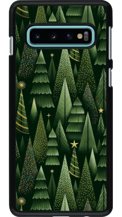 Coque Samsung Galaxy S10 - Christmas 25 Pattern Xmas Tree