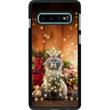 Coque Samsung Galaxy S10 - Christmas 25 Xmas Cat