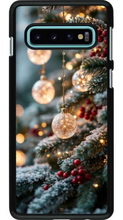 Coque Samsung Galaxy S10 - Christmas 25 Xmas Decorated Tree