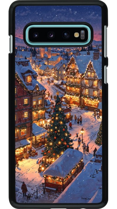 Coque Samsung Galaxy S10 - Christmas 25 Xmas Village