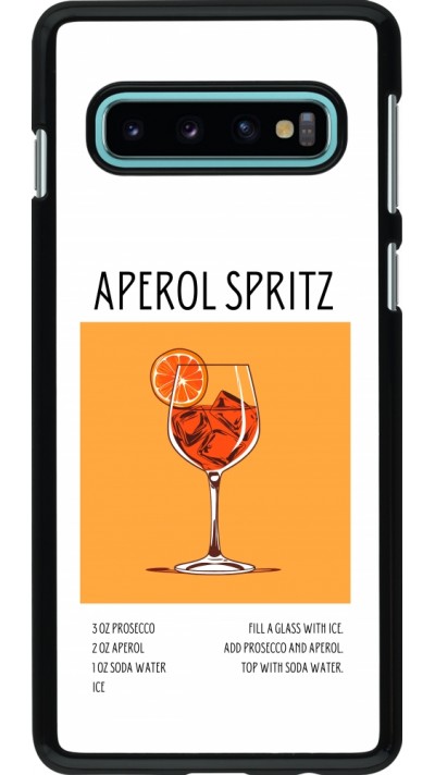 Samsung Galaxy S10 Case Hülle - Cocktail Rezept Aperol Spritz