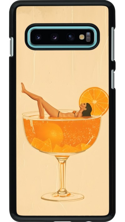 Samsung Galaxy S10 Case Hülle - Cocktail Bath Vintage