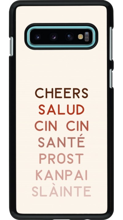 Coque Samsung Galaxy S10 - Cocktail Cheers Salud