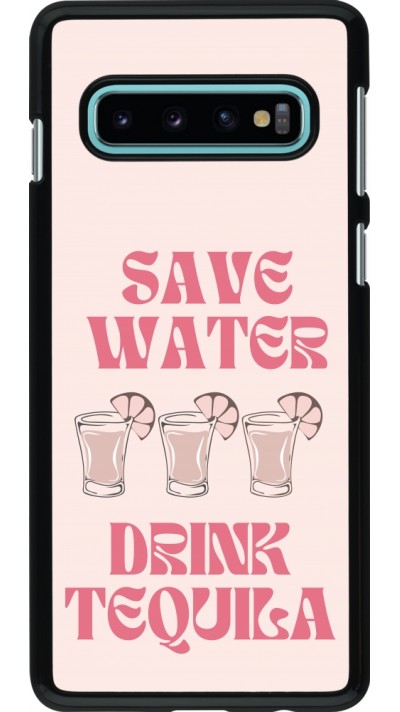 Coque Samsung Galaxy S10 - Cocktail Save Water Drink Tequila