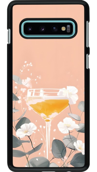 Samsung Galaxy S10 Case Hülle - Cocktail Flowers