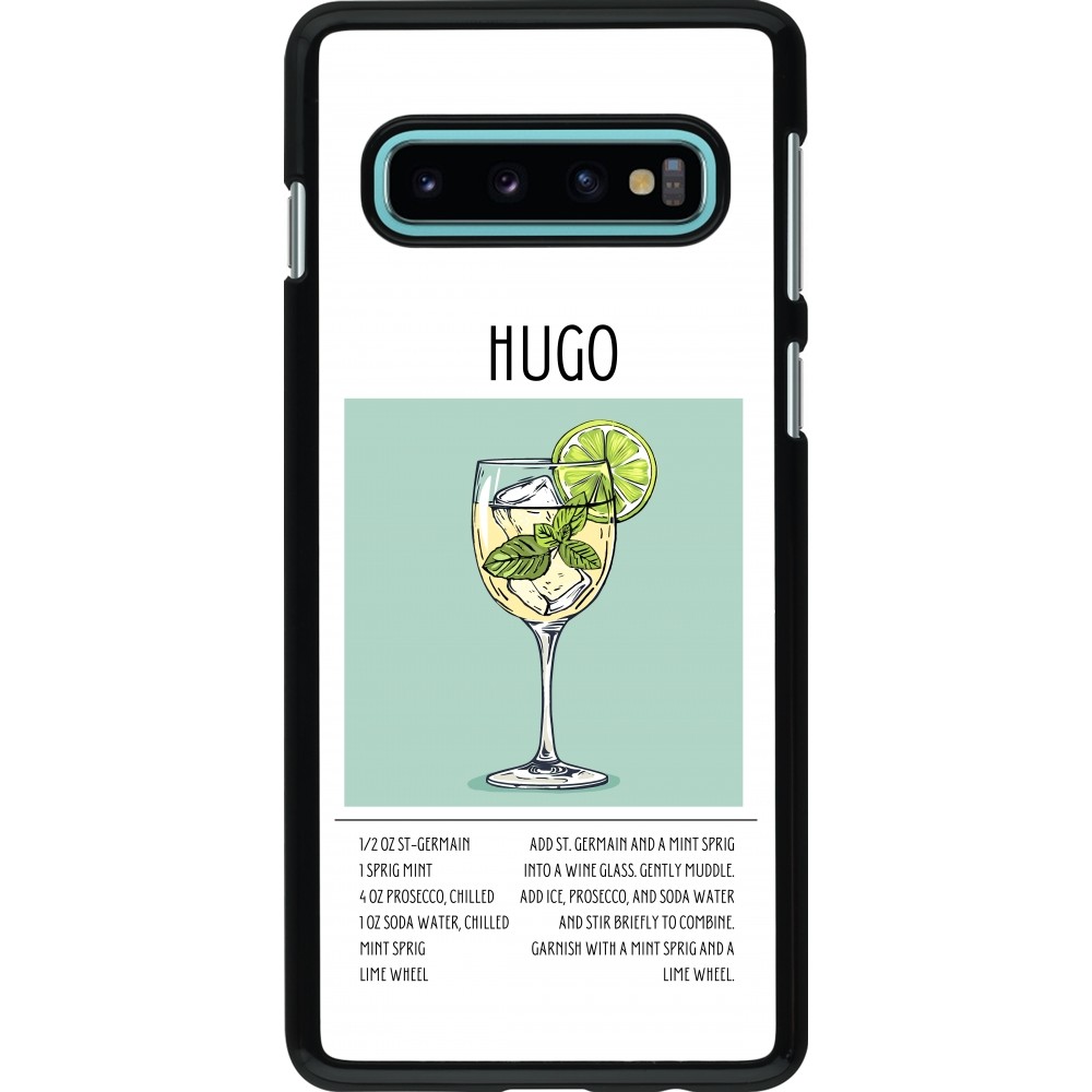 Samsung Galaxy S10 Case Hülle - Cocktail Rezept Hugo