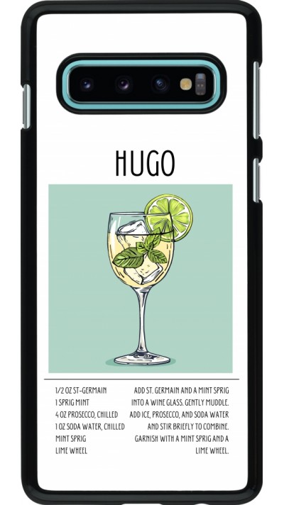 Samsung Galaxy S10 Case Hülle - Cocktail Rezept Hugo