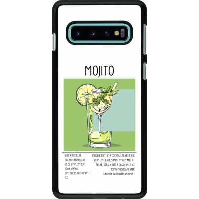 Coque Samsung Galaxy S10 - Cocktail recette Mojito
