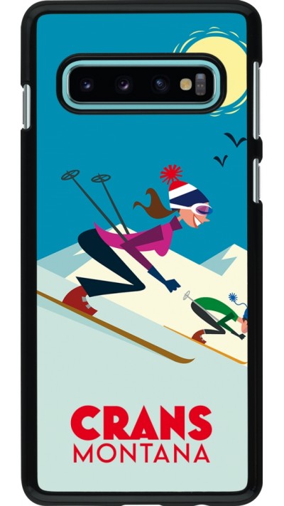 Coque Samsung Galaxy S10 - Crans-Montana Ski Downhill