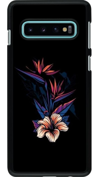 Coque Samsung Galaxy S10 - Dark Flowers