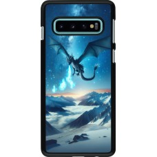 Samsung Galaxy S10 Case Hülle - Drache nächtliche Berg
