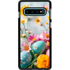 Coque Samsung Galaxy S10 - Easter 2026 Eggs with flowers