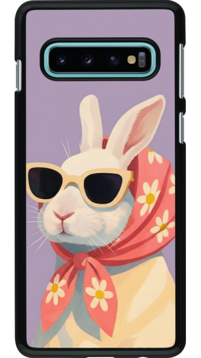 Coque Samsung Galaxy S10 - Easter 2026 Rabbit with scarf