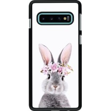 Samsung Galaxy S10 Case Hülle - Easter 2023 flower bunny