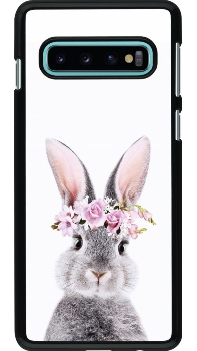 Samsung Galaxy S10 Case Hülle - Easter 2023 flower bunny