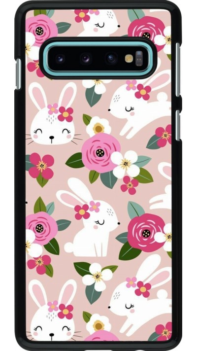 Coque Samsung Galaxy S10 - Easter 2024 cute easter bunnies