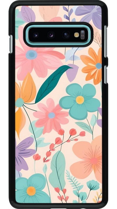 Samsung Galaxy S10 Case Hülle - Easter 2024 spring flowers