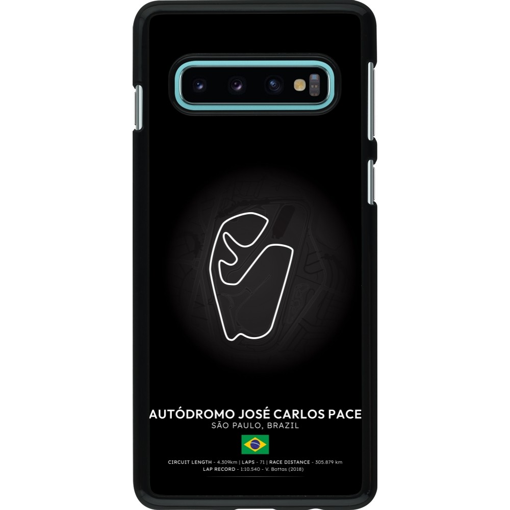 Samsung Galaxy S10 Case Hülle - F1 Track 2025 Brazil