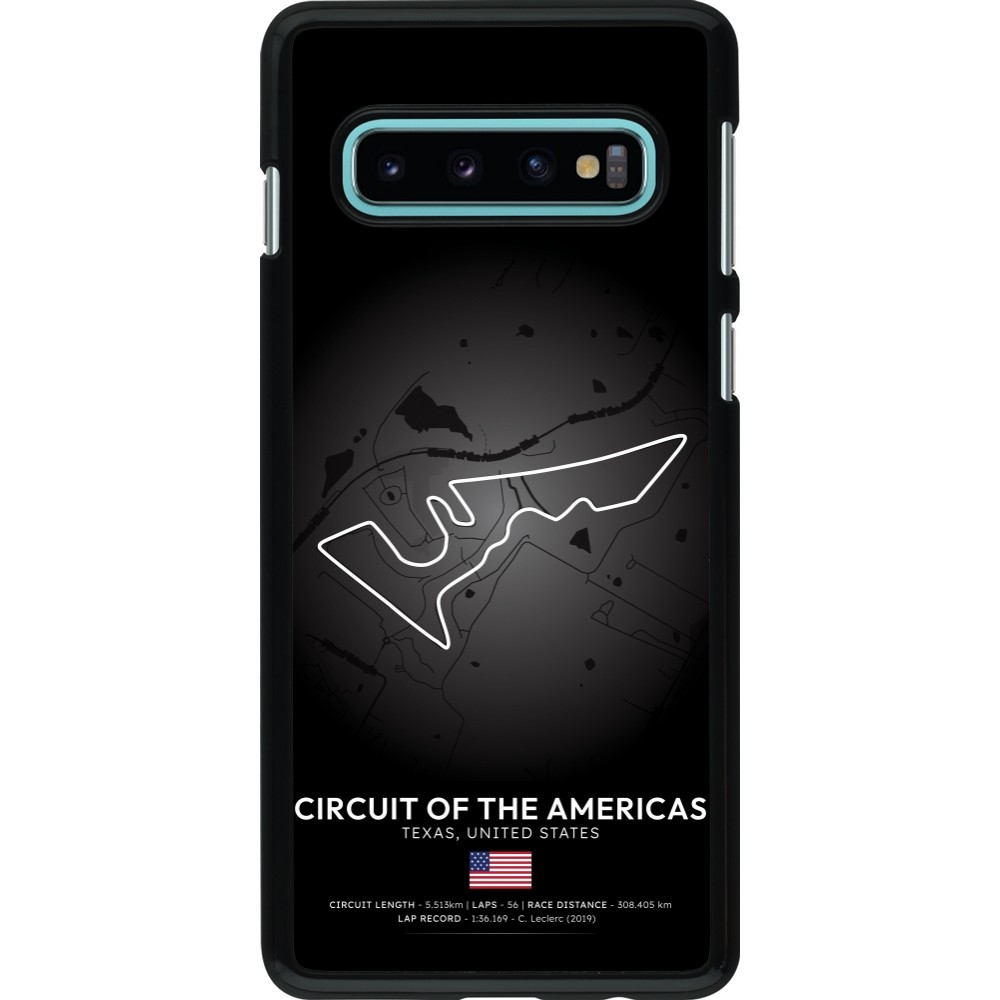 Samsung Galaxy S10 Case Hülle - F1 Track 2025 United States