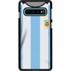 Coque Samsung Galaxy S10 - Maillot de football Argentine 2022 personnalisable