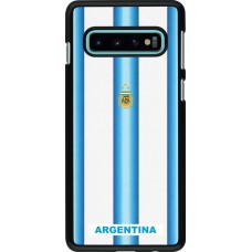 Coque Samsung Galaxy S10 - Maillot de football Argentine 2026 personnalisable