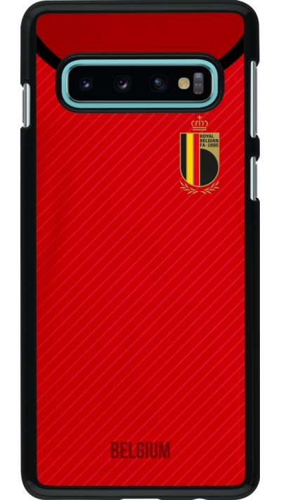 Coque Samsung Galaxy S10 - Maillot de football Belgique 2022 personnalisable