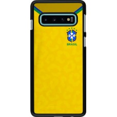 Samsung Galaxy S10 Case Hülle - Brasilien 2022 personalisierbares Fußballtrikot