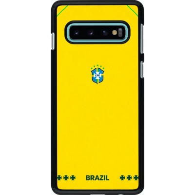 Samsung Galaxy S10 Case Hülle - Brasilien 2026 personalisierbares Fussballtrikot
