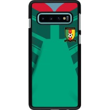 Coque Samsung Galaxy S10 - Maillot de football Cameroun 2022 personnalisable