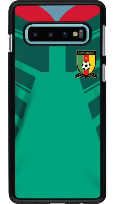Coque Samsung Galaxy S10 - Maillot de football Cameroun 2022 personnalisable