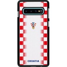 Coque Samsung Galaxy S10 - Maillot de football Croatie 2026 personnalisable