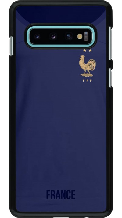 Coque Samsung Galaxy S10 - Maillot de football France 2022 personnalisable
