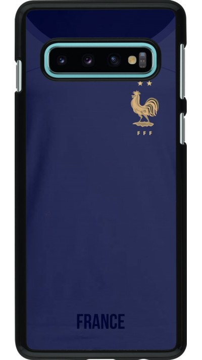 Coque Samsung Galaxy S10 - Maillot de football France 2022 personnalisable