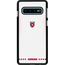 Coque Samsung Galaxy S10 - Maillot de football Jordanie 2026 personnalisable