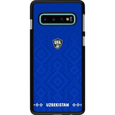 Samsung Galaxy S10 Case Hülle - Usbekistan 2026 personalisierbares Fussballtrikot