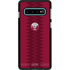 Samsung Galaxy S10 Case Hülle - Qatar 2026 personalisierbares Fussballtrikot