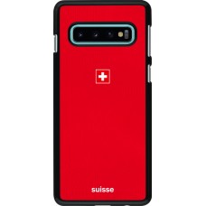 Samsung Galaxy S10 Case Hülle - Schweiz 2026 personalisierbares Fussballtrikot