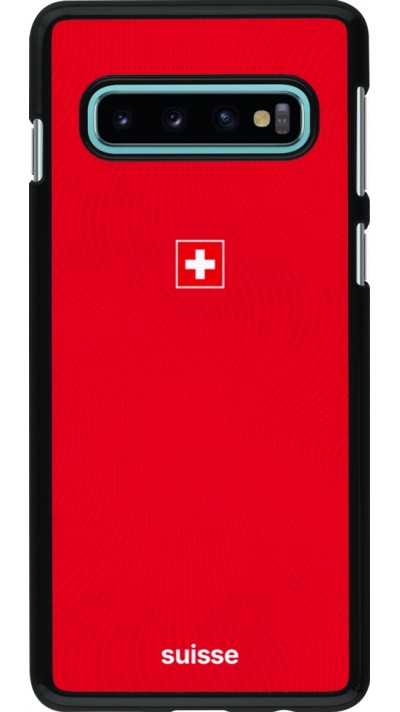 Samsung Galaxy S10 Case Hülle - Schweiz 2026 personalisierbares Fussballtrikot