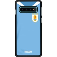 Samsung Galaxy S10 Case Hülle - Uruguay 2022 personalisierbares Fussballtrikot