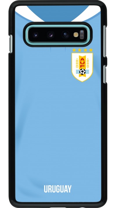 Samsung Galaxy S10 Case Hülle - Uruguay 2022 personalisierbares Fussballtrikot