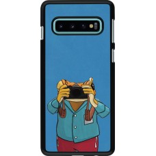 Coque Samsung Galaxy S10 - Frog with camera DTMF