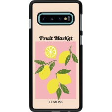 Samsung Galaxy S10 Case Hülle - Fruit market lemons 2026